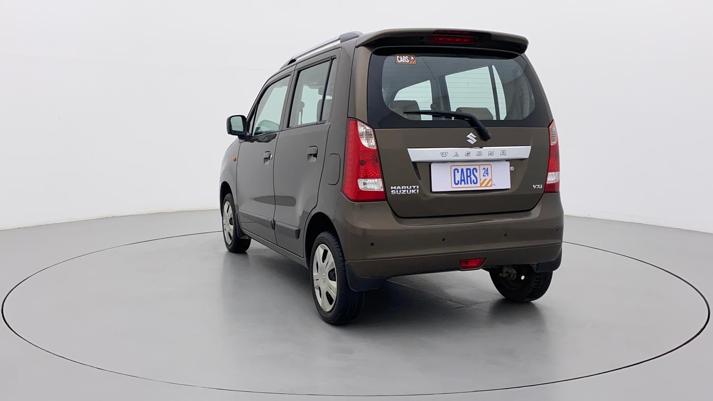 2015 Maruti Wagon R 1.0 VXI, Petrol, Manual, 53,396 km, Left Back Diagonal