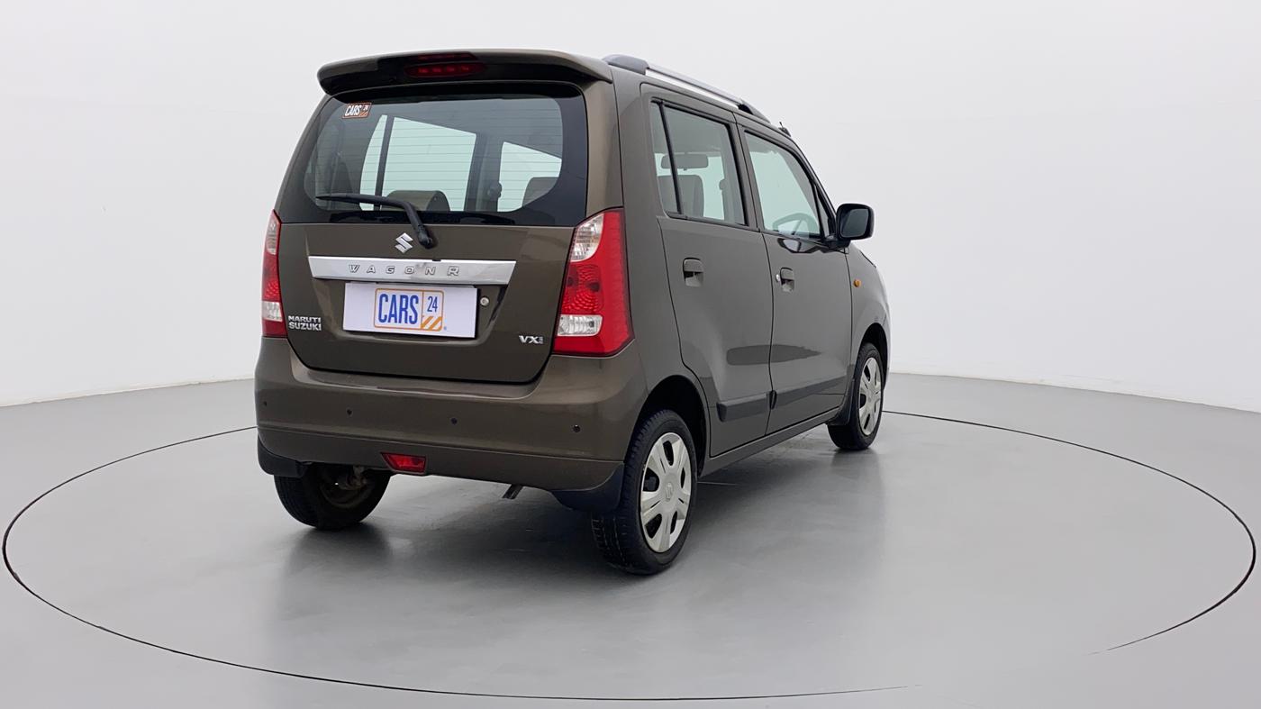 2015 Maruti Wagon R 1.0 VXI, Petrol, Manual, 53,396 km, Right Back Diagonal