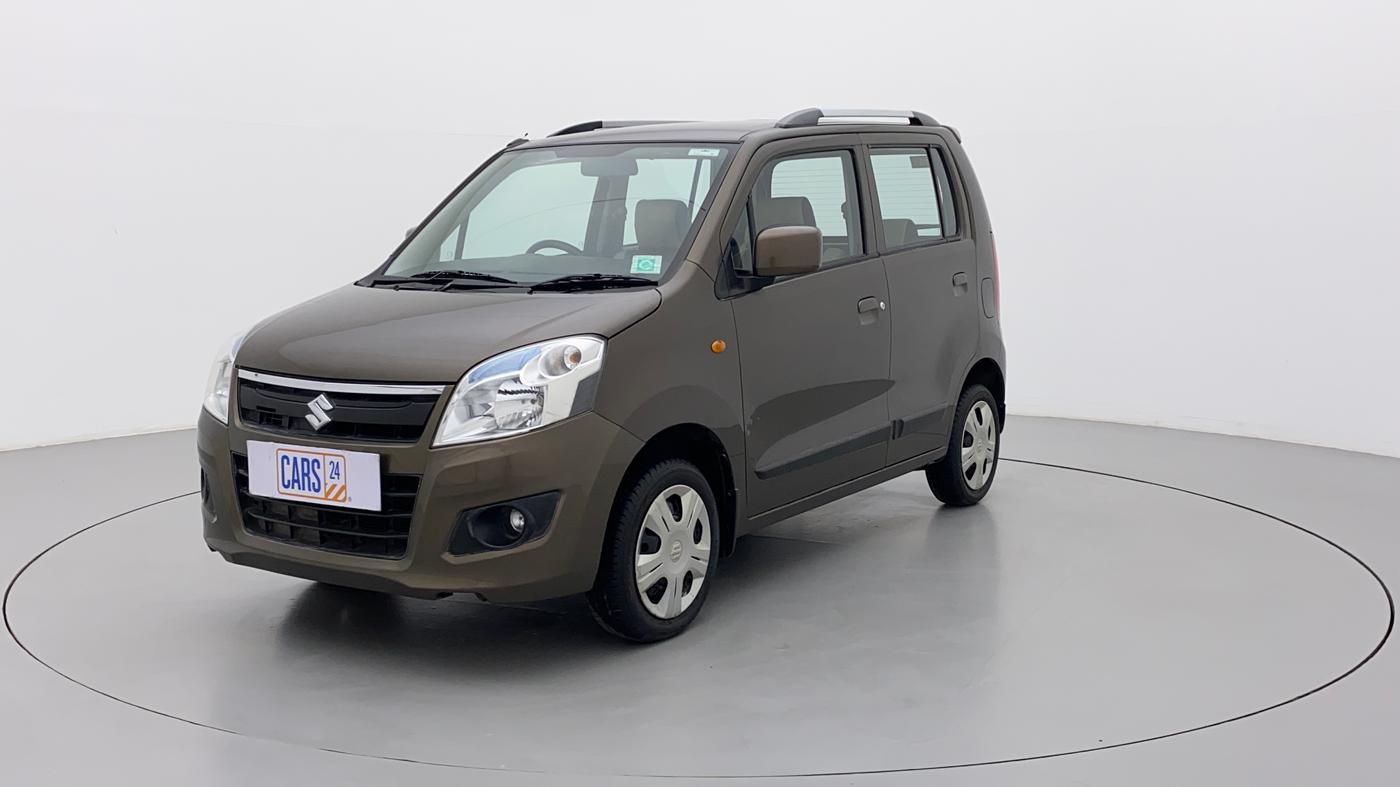 2015 Maruti Wagon R 1.0 VXI, Petrol, Manual, 53,396 km, Left Front Diagonal