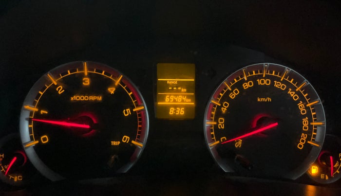 2016 Maruti Swift VDI, Diesel, Manual, 69,476 km, Odometer Image