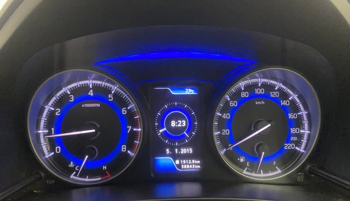 2018 Maruti Baleno ZETA PETROL 1.2, Petrol, Manual, 58,843 km, Odometer Image