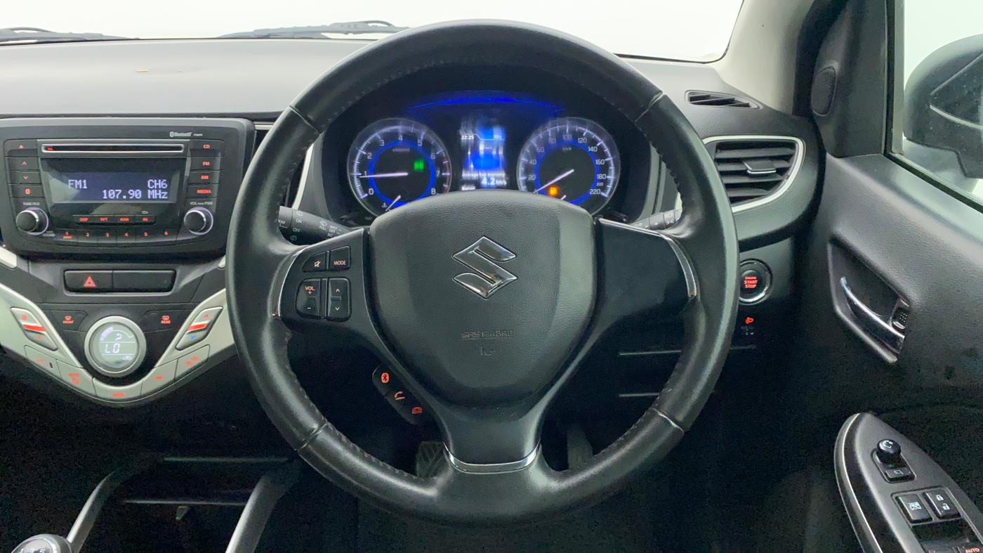 2017 Maruti Baleno ZETA PETROL 1.2, Petrol, Manual, 52,851 km, Steering Wheel Close Up