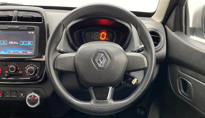 2018 Renault Kwid 1.0 RXT Opt AT, Petrol, Automatic, 44,465 km, Steering Wheel Close Up
