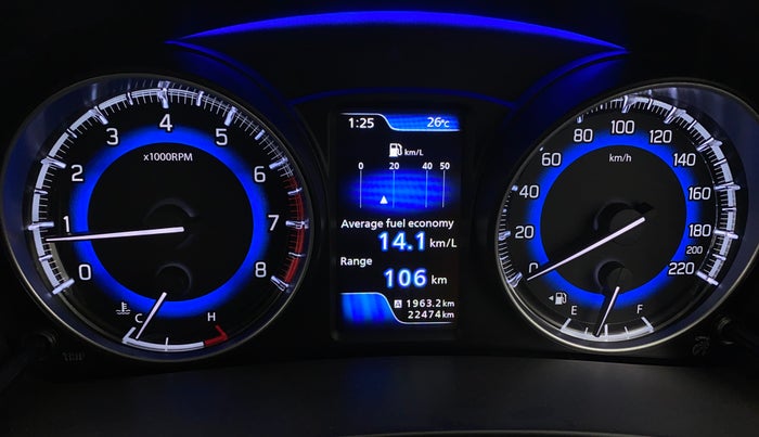 2019 Toyota Glanza G, Petrol, Manual, 22,470 km, Odometer Image