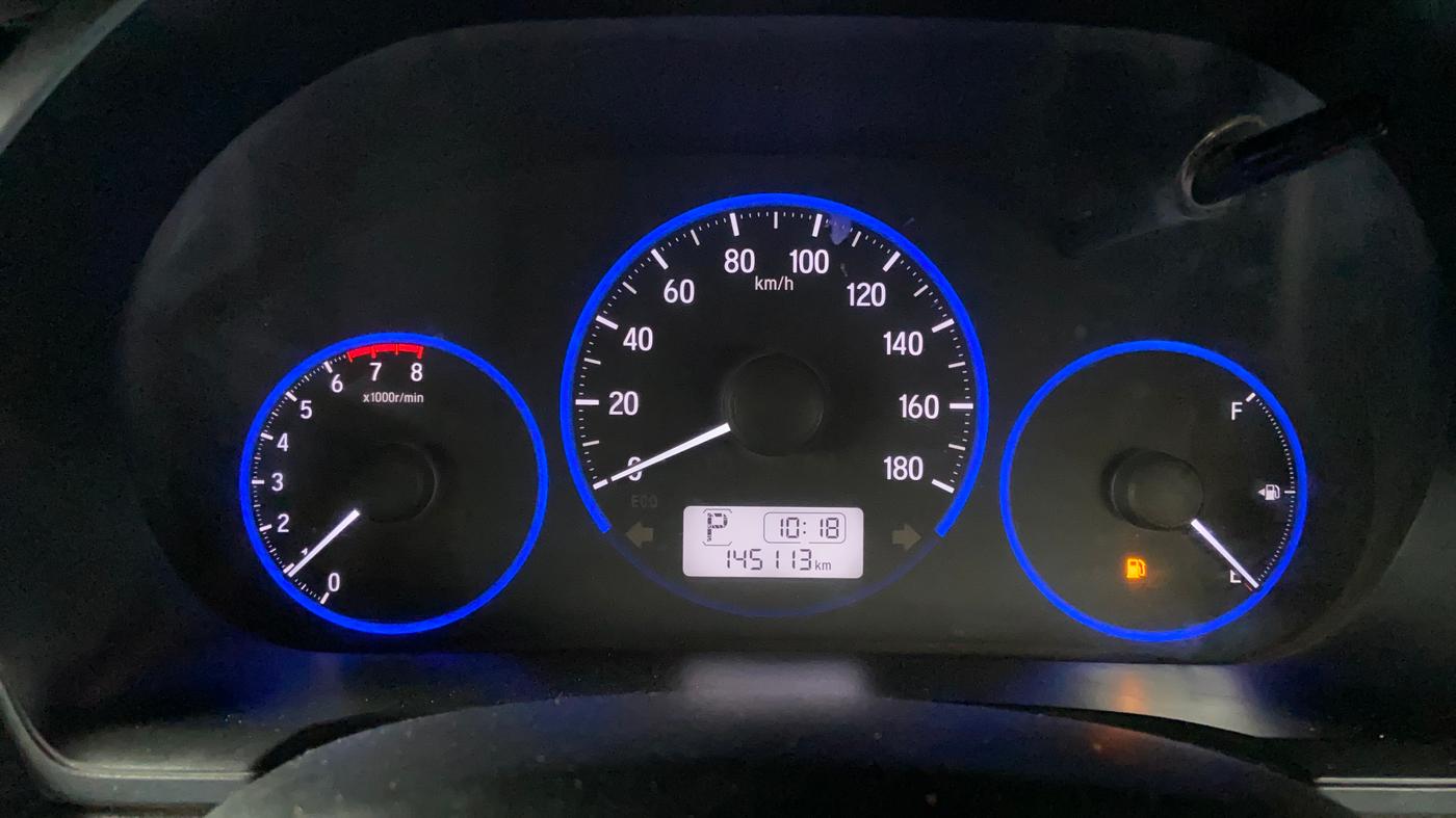 2018 Honda Brio VX AT, Petrol, Automatic, 1,45,095 km, Odometer Image