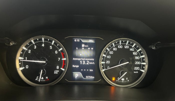 2022 Maruti Grand Vitara ALPHA SMART HYBRID AT, Petrol, Automatic, 34,745 km, Odometer Image