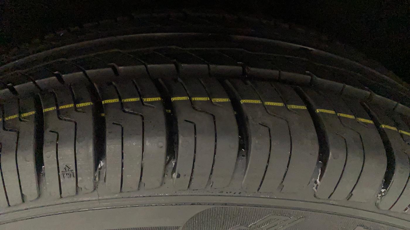 2016 Maruti Baleno DELTA CVT PETROL 1.2, Petrol, Automatic, 58,631 km, Left Rear Tyre Tread