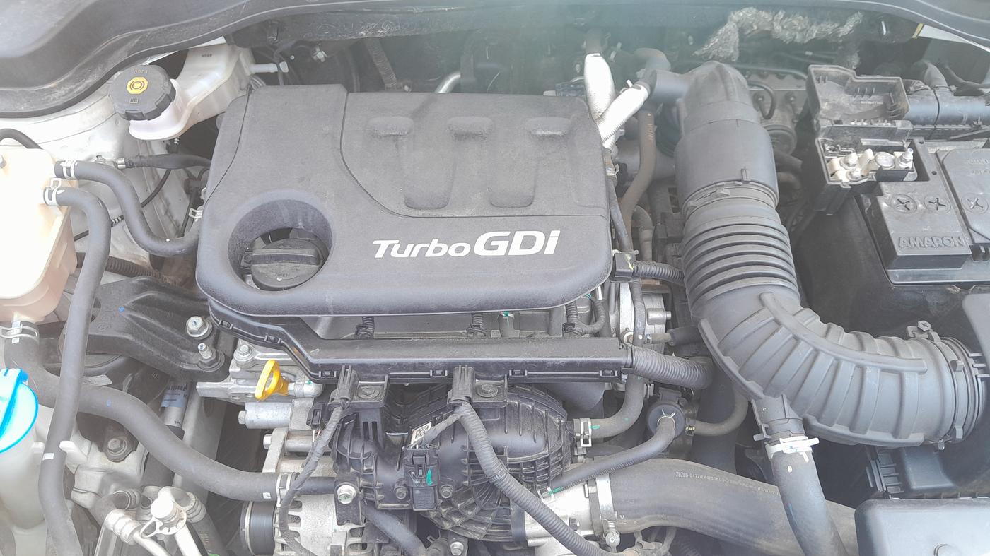 2022 KIA SONET GTX PLUS 1.0 IMT, Petrol, Manual, 49,943 km, Engine View