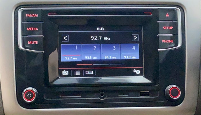 2017 Volkswagen Vento HIGHLINE DIESEL 1.5, Diesel, Manual, 66,213 km, Infotainment System