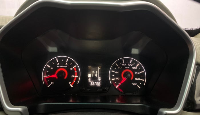 2015 Mahindra Kuv100 K6 5 STR, Petrol, Manual, 65,767 km, Odometer Image