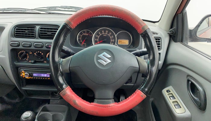 2014 Maruti Alto K10 VXI, Petrol, Manual, 1,22,892 km, Steering Wheel Close Up
