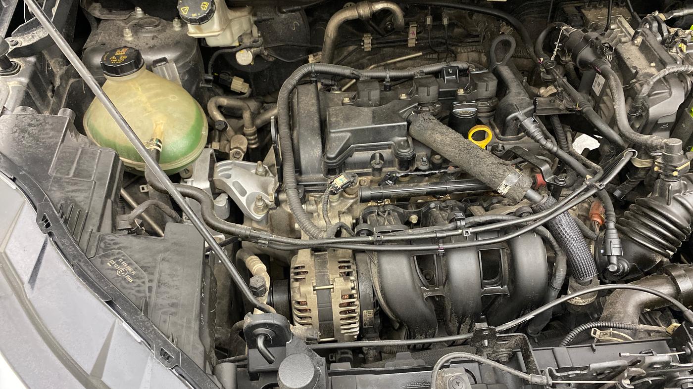 2019 Ford Ecosport TITANIUM + 1.5L PETROL AT, Petrol, Automatic, 55,469 km, Engine View - Right