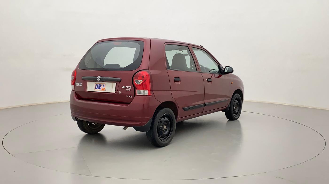 2013 Maruti Alto K10 VXI P, Petrol, Manual, 62,482 km, Right Back Diagonal