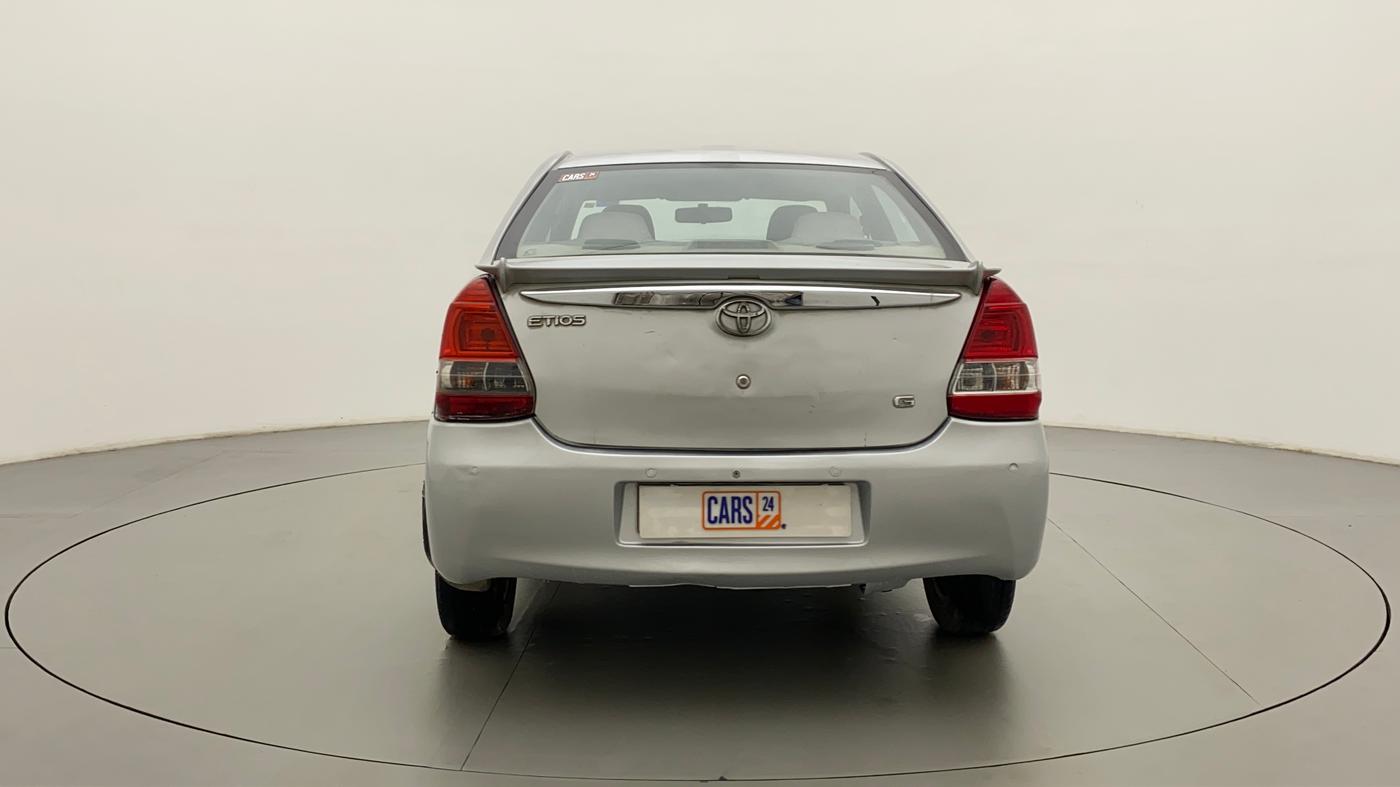 2014 Toyota Etios G, Petrol, Manual, 89,602 km, Back/Rear