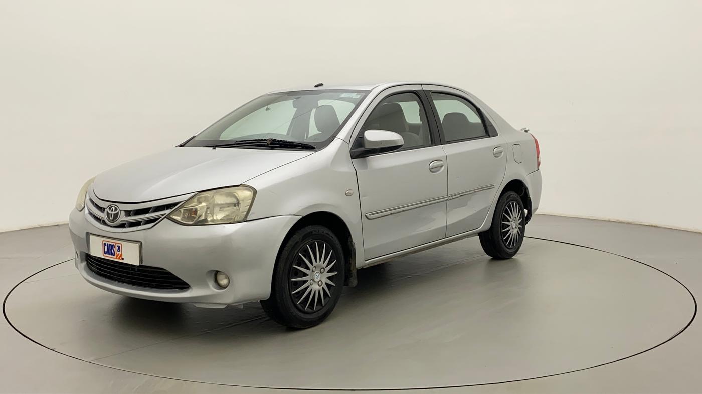 2014 Toyota Etios G, Petrol, Manual, 89,602 km, Left Front Diagonal