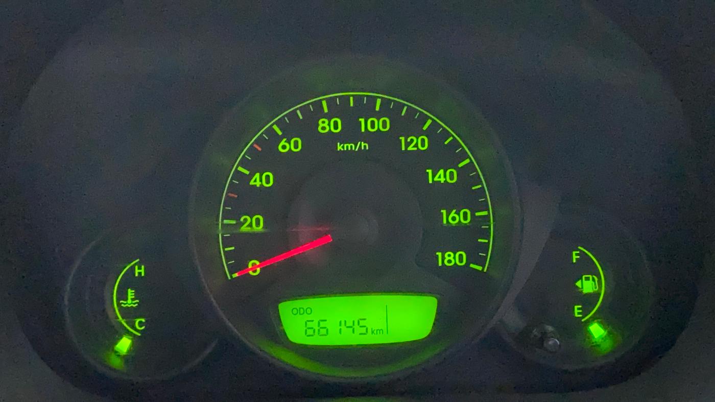 2011 Hyundai Eon ERA, Petrol, Manual, 66,145 km, Odometer Image