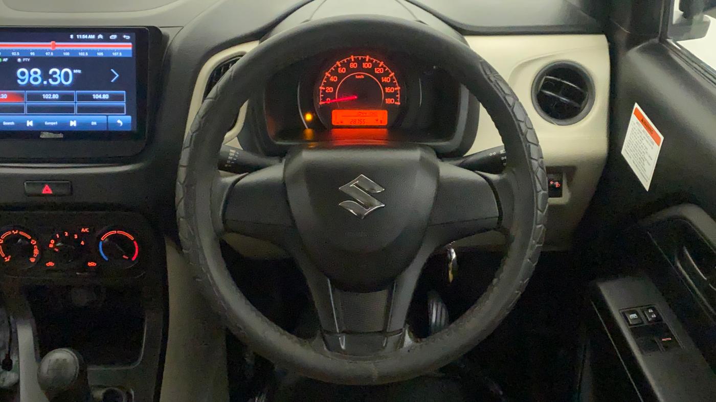 2021 Maruti New Wagon-R LXI CNG 1.0, CNG, Manual, 28,755 km, Steering Wheel Close Up