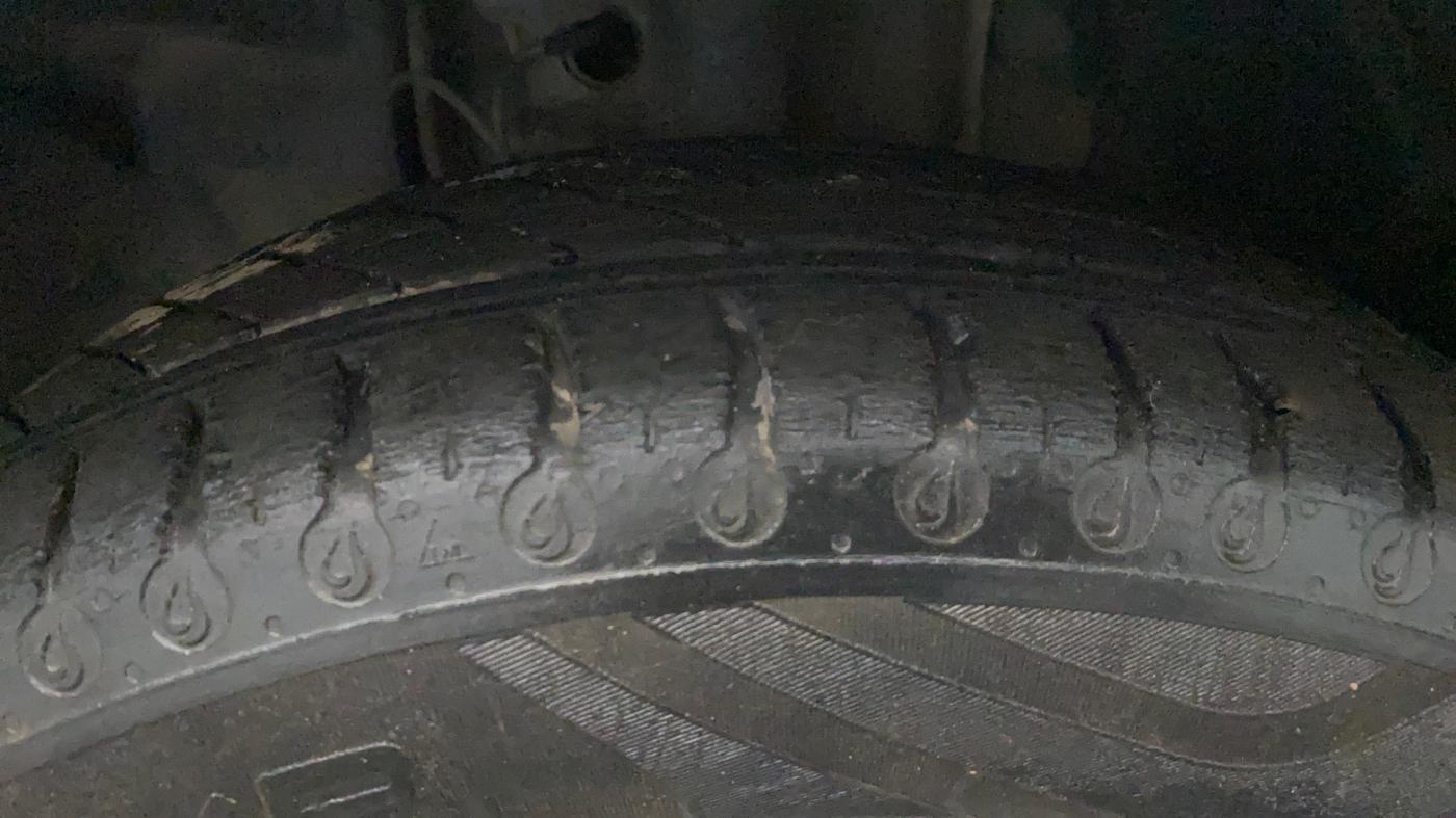 2022 Tata TIGOR XM PETROL, Petrol, Manual, 43,812 km, Left Front Tyre Tread