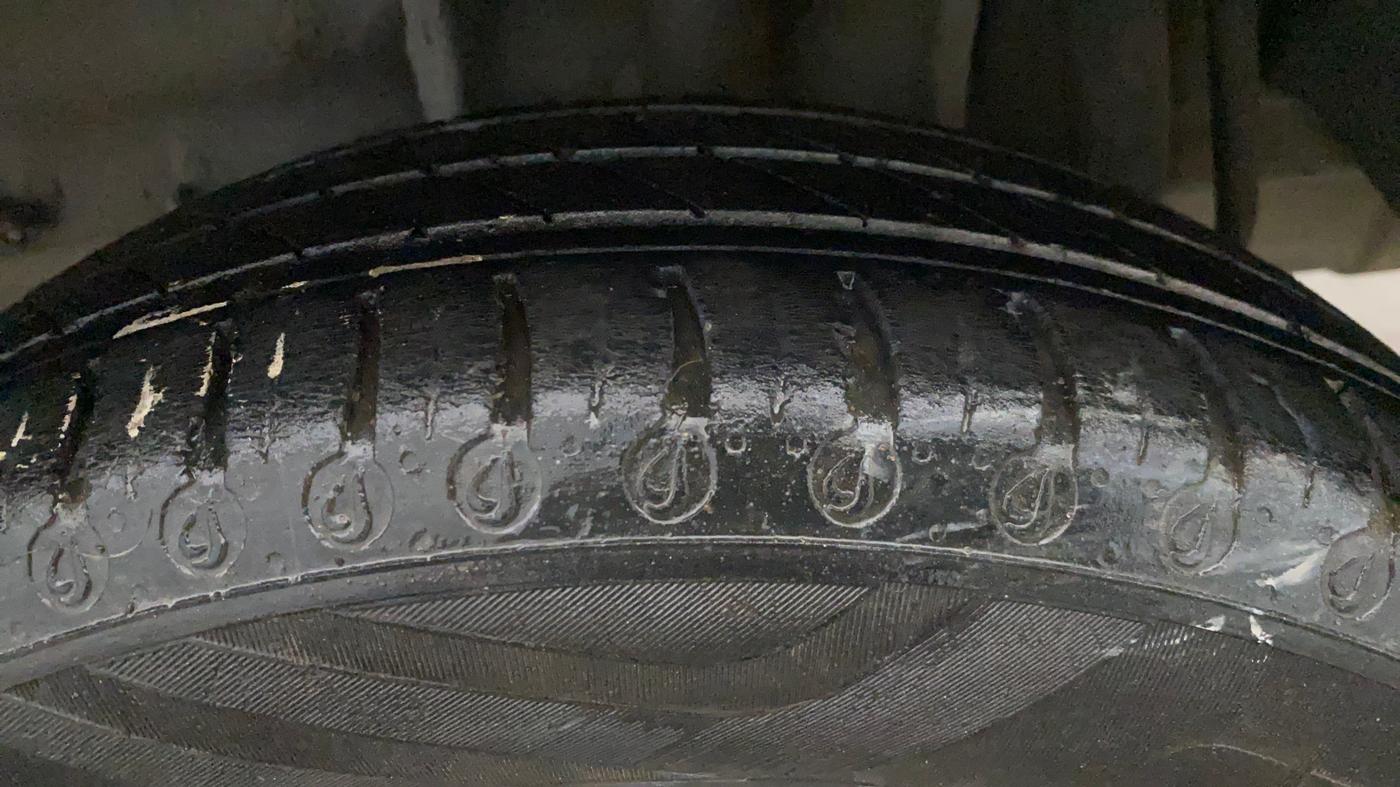 2022 Tata TIGOR XM PETROL, Petrol, Manual, 43,812 km, Left Rear Tyre Tread