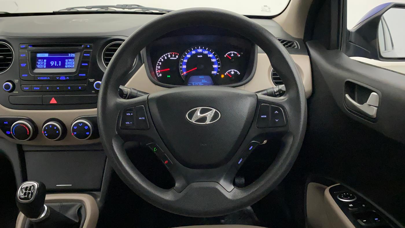 2014 Hyundai Xcent S (O) 1.2, Petrol, Manual, 51,395 km, Steering Wheel Close Up