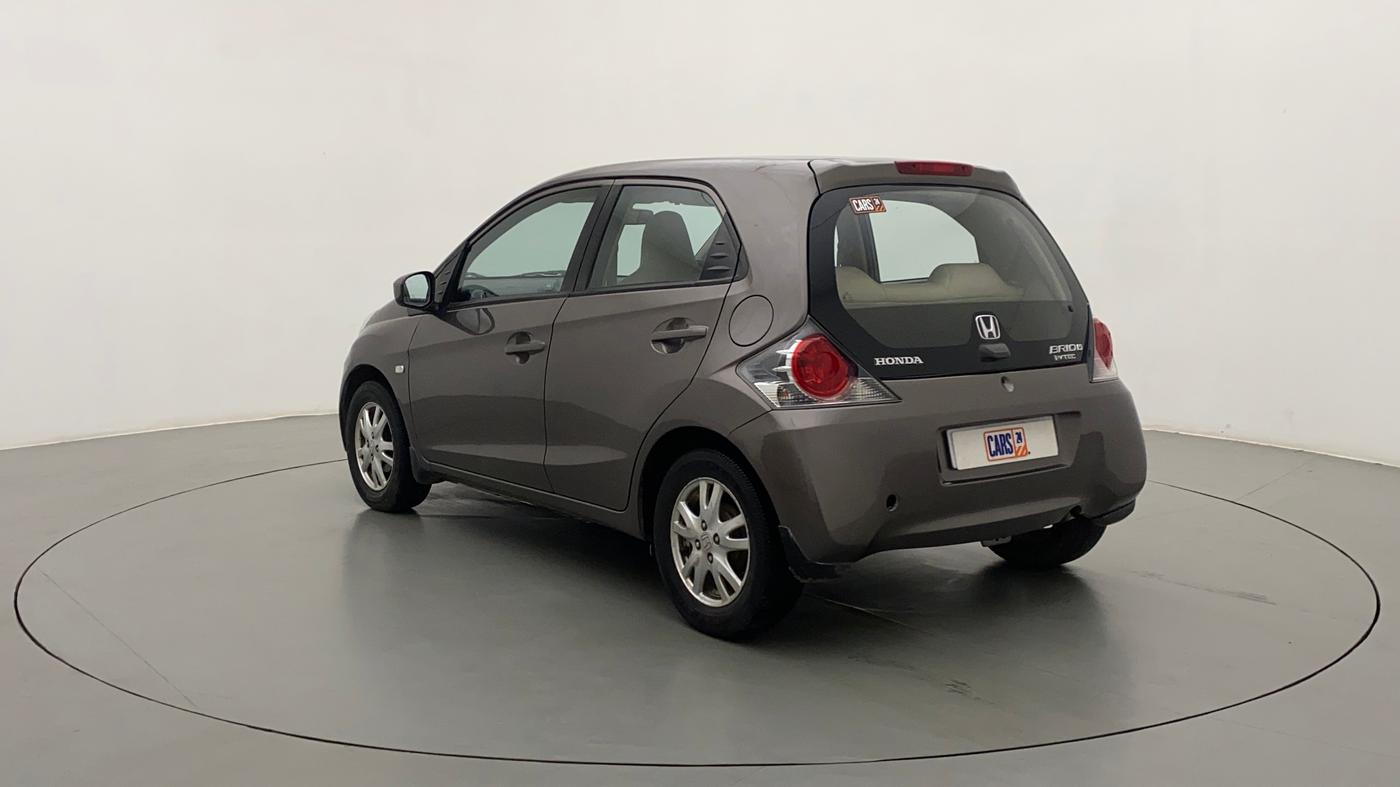 2011 Honda Brio V MT, Petrol, Manual, 80,359 km, Left Back Diagonal
