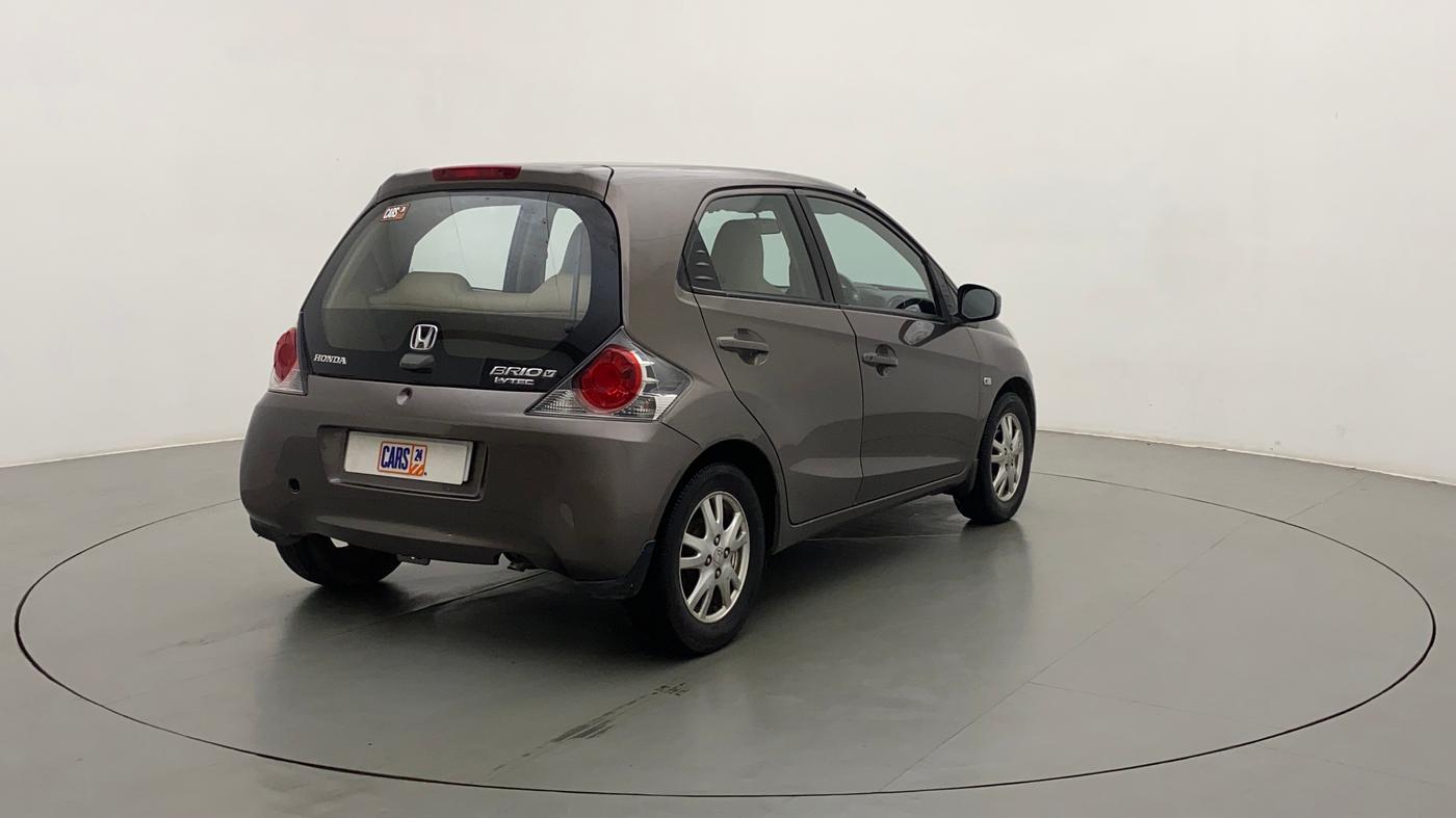2011 Honda Brio V MT, Petrol, Manual, 80,359 km, Right Back Diagonal