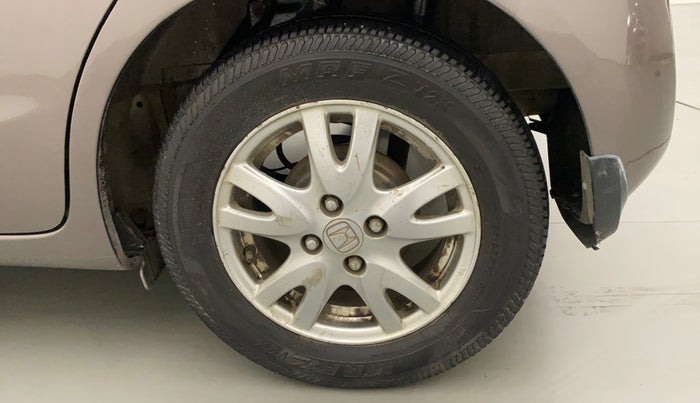 2011 Honda Brio V MT, Petrol, Manual, 80,359 km, Left Rear Wheel