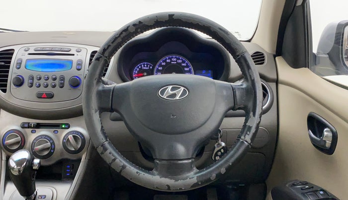 2012 Hyundai i10 SPORTZ 1.2 AT, Petrol, Automatic, 35,913 km, Steering Wheel Close Up