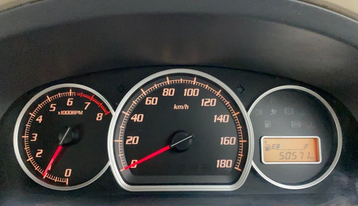 2011 Maruti Zen Estilo VXI, Petrol, Manual, 50,725 km, Odometer Image