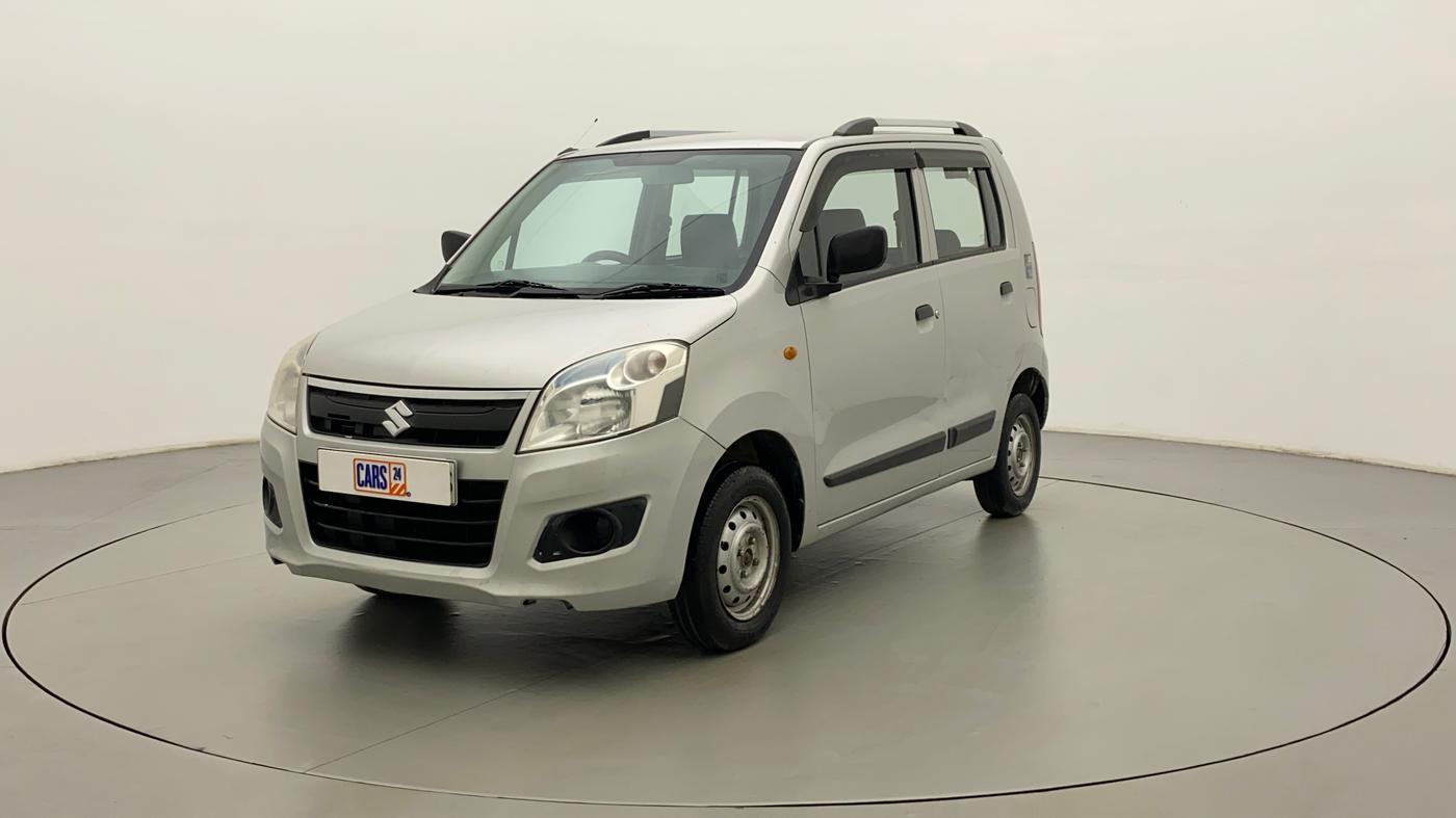 2014 Maruti Wagon R 1.0 LXI CNG, CNG, Manual, 99,235 km, Left Front Diagonal