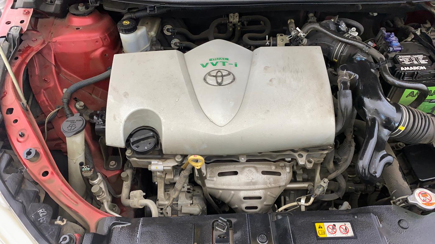 2018 Toyota YARIS J CVT, Petrol, Automatic, 1,09,475 km, Engine View - Right