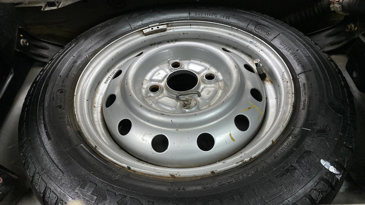 2013 Maruti Wagon R 1.0 LXI CNG, CNG, Manual, 75,865 km, Spare Tyre