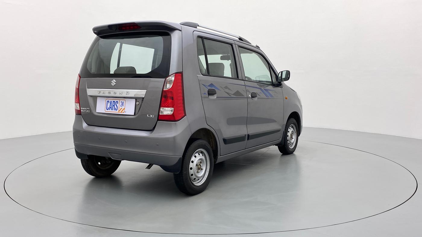 2013 Maruti Wagon R 1.0 LXI CNG, CNG, Manual, 75,865 km, Right Back Diagonal