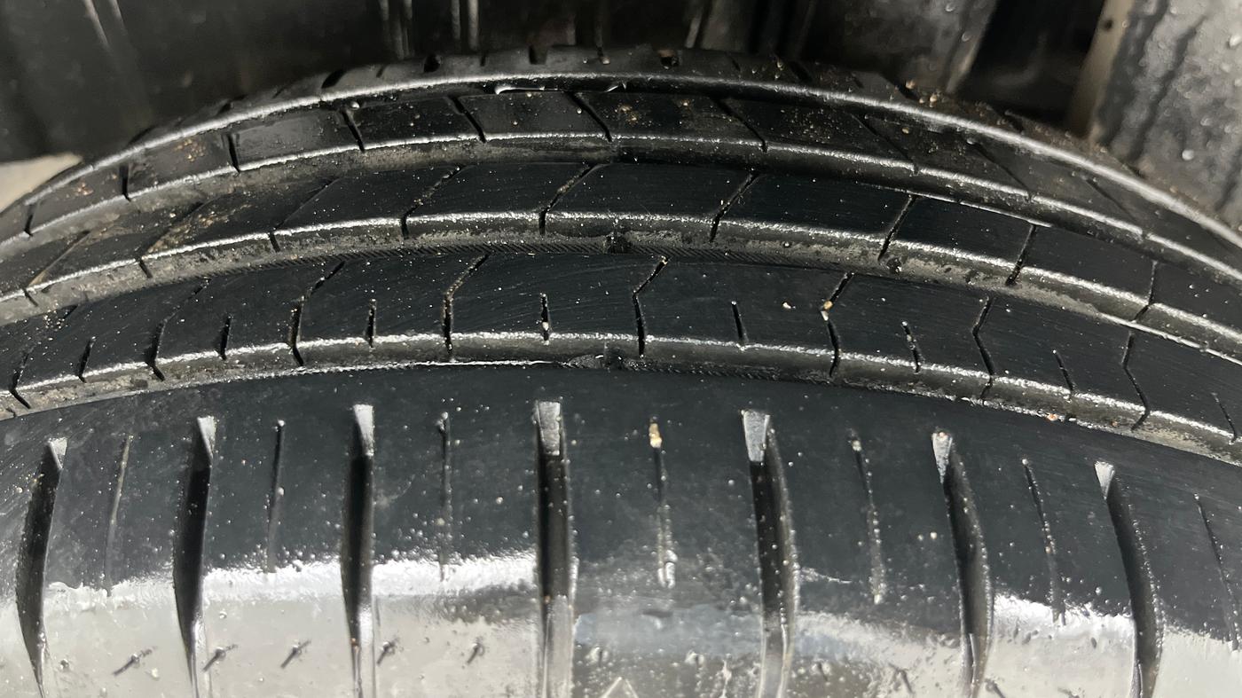 2024 Toyota Glanza V, Petrol, Manual, 16,207 km, Left Rear Tyre Tread