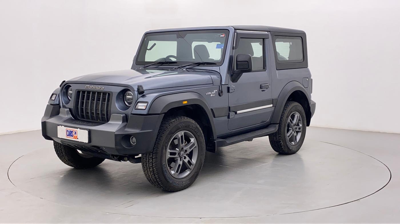 2021 Mahindra Thar LX PETROL HT 4WD AT, Petrol, Automatic, 5,145 km, Left Front Diagonal