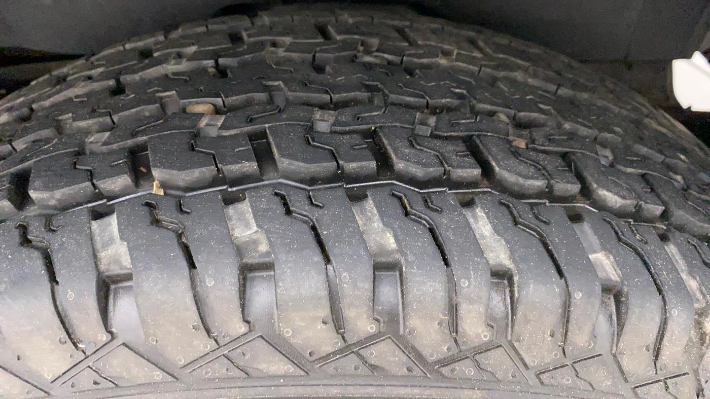 2021 Mahindra Thar LX PETROL HT 4WD AT, Petrol, Automatic, 5,145 km, Left Rear Tyre Tread
