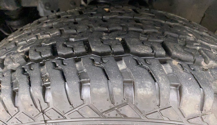 2021 Mahindra Thar LX PETROL HT 4WD AT, Petrol, Automatic, 5,145 km, Left Front Tyre Tread
