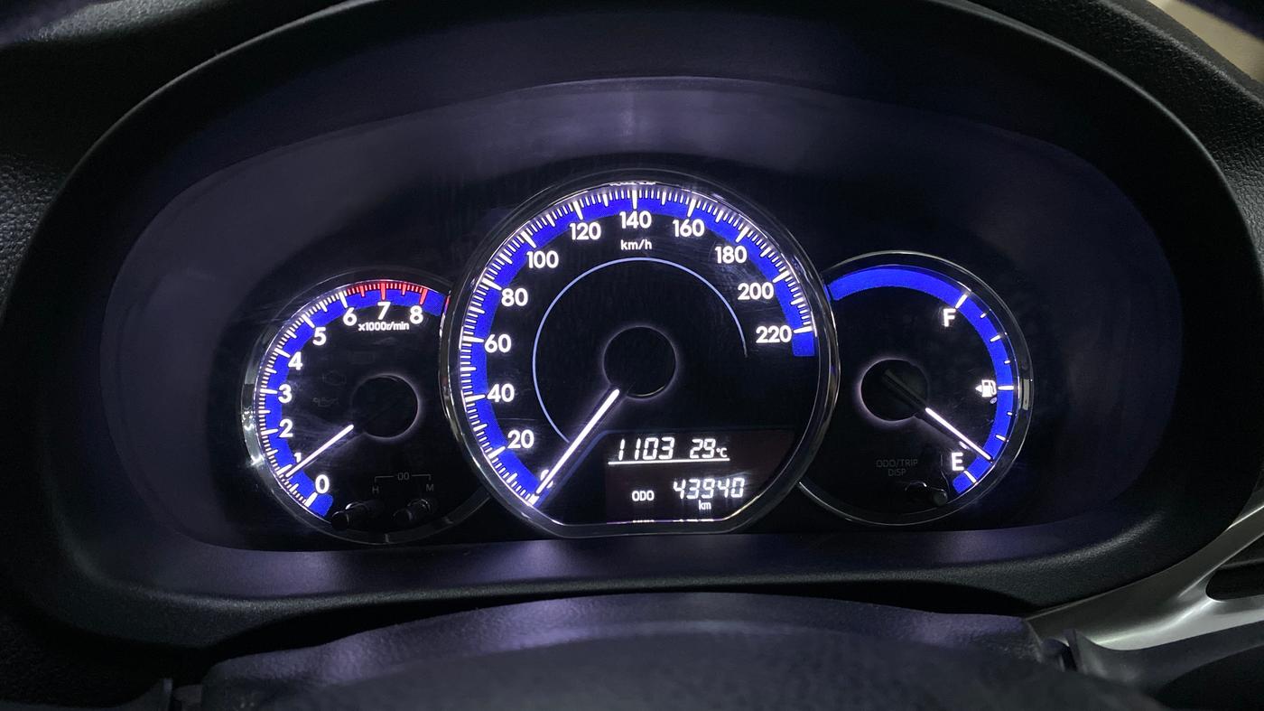 2021 Toyota YARIS J MT, Petrol, Manual, 43,929 km, Odometer Image