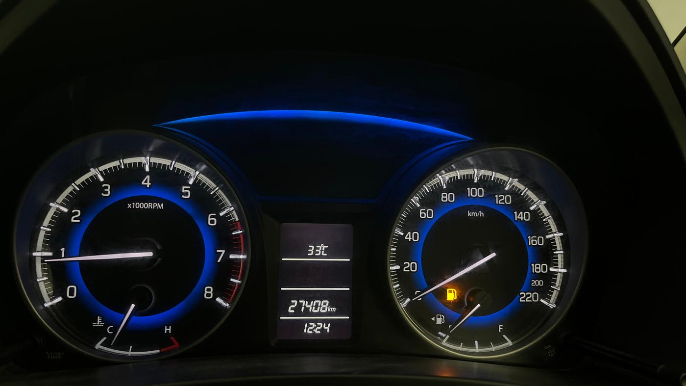 2016 Maruti Baleno DELTA PETROL 1.2, Petrol, Manual, 27,382 km, Odometer Image
