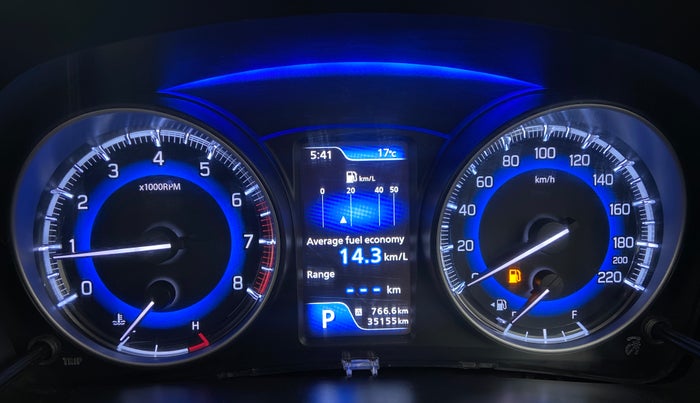 2020 Maruti Baleno ZETA CVT PETROL 1.2, Petrol, Automatic, 35,131 km, Odometer Image