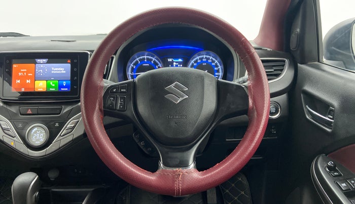 2020 Maruti Baleno ZETA CVT PETROL 1.2, Petrol, Automatic, 35,131 km, Steering Wheel Close Up