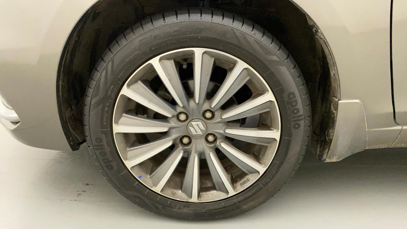 2019 Maruti Ciaz ALPHA 1.5 SHVS PETROL, Petrol, Manual, 16,602 km, Left Front Wheel