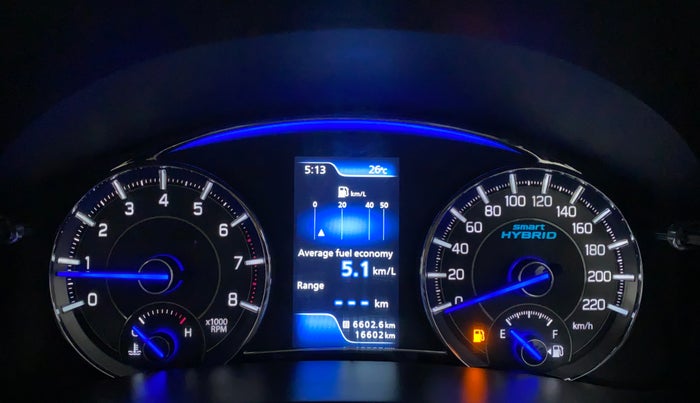 2019 Maruti Ciaz ALPHA 1.5 SHVS PETROL, Petrol, Manual, 16,602 km, Odometer Image