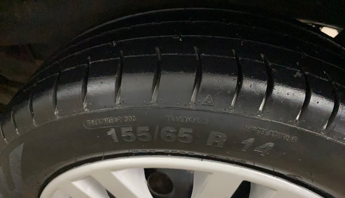 2014 Maruti Wagon R 1.0 VXI, Petrol, Manual, 57,980 km, Left Rear Tyre Tread