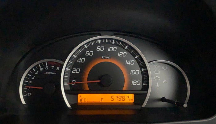 2014 Maruti Wagon R 1.0 VXI, Petrol, Manual, 57,980 km, Odometer Image