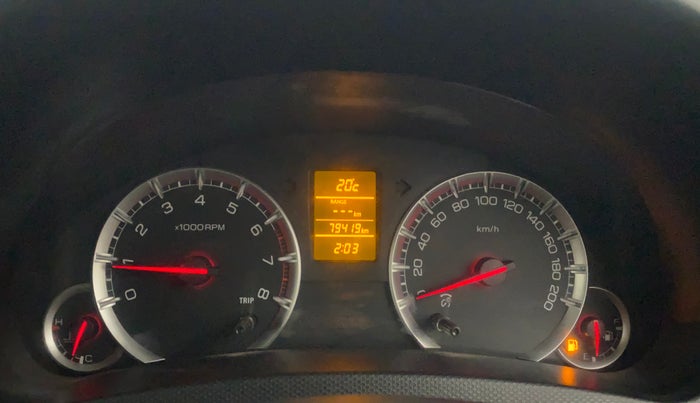 2013 Maruti Swift ZXI, Petrol, Manual, 79,475 km, Odometer Image