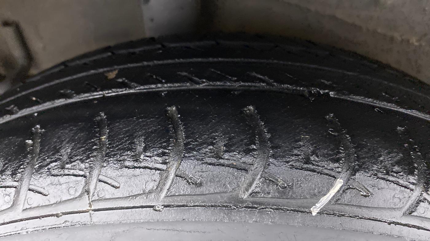 2015 Maruti Celerio VXI d, Petrol, Manual, 38,654 km, Right Rear Tyre Tread