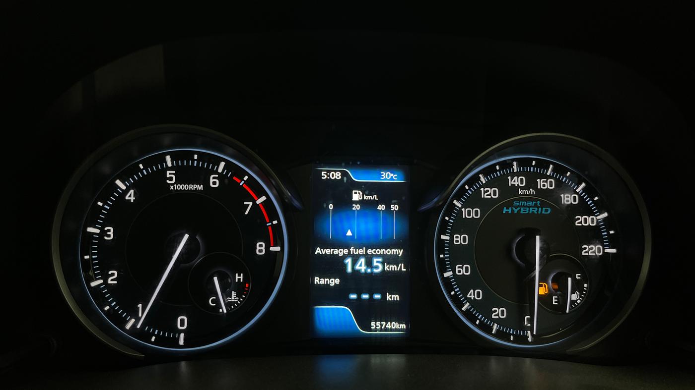 2022 Maruti Ertiga ZXI+ SHVS, Petrol, Manual, 55,720 km, Odometer Image