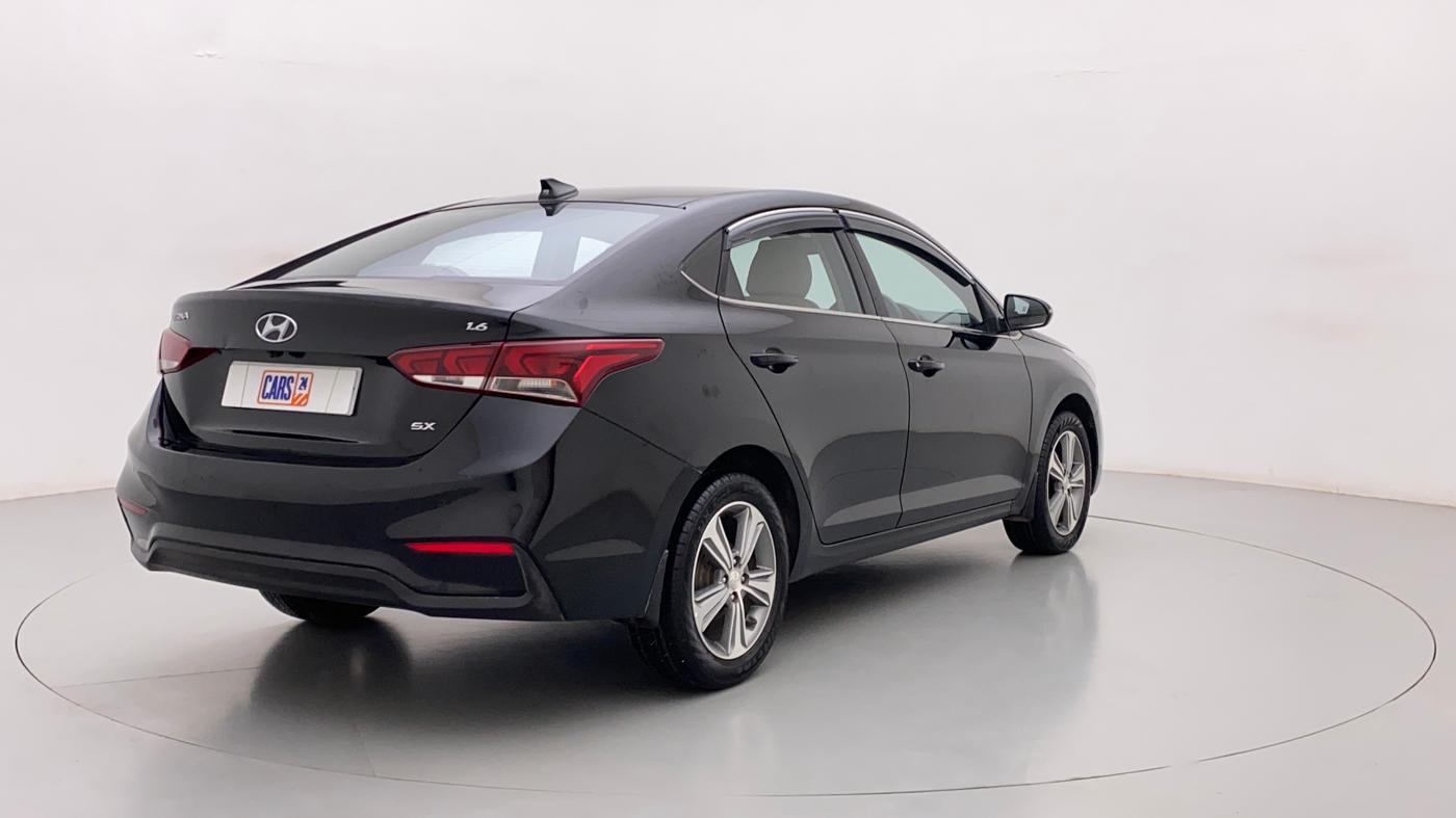 2018 Hyundai Verna 1.6 VTVT SX, Petrol, Manual, 56,396 km, Right Back Diagonal