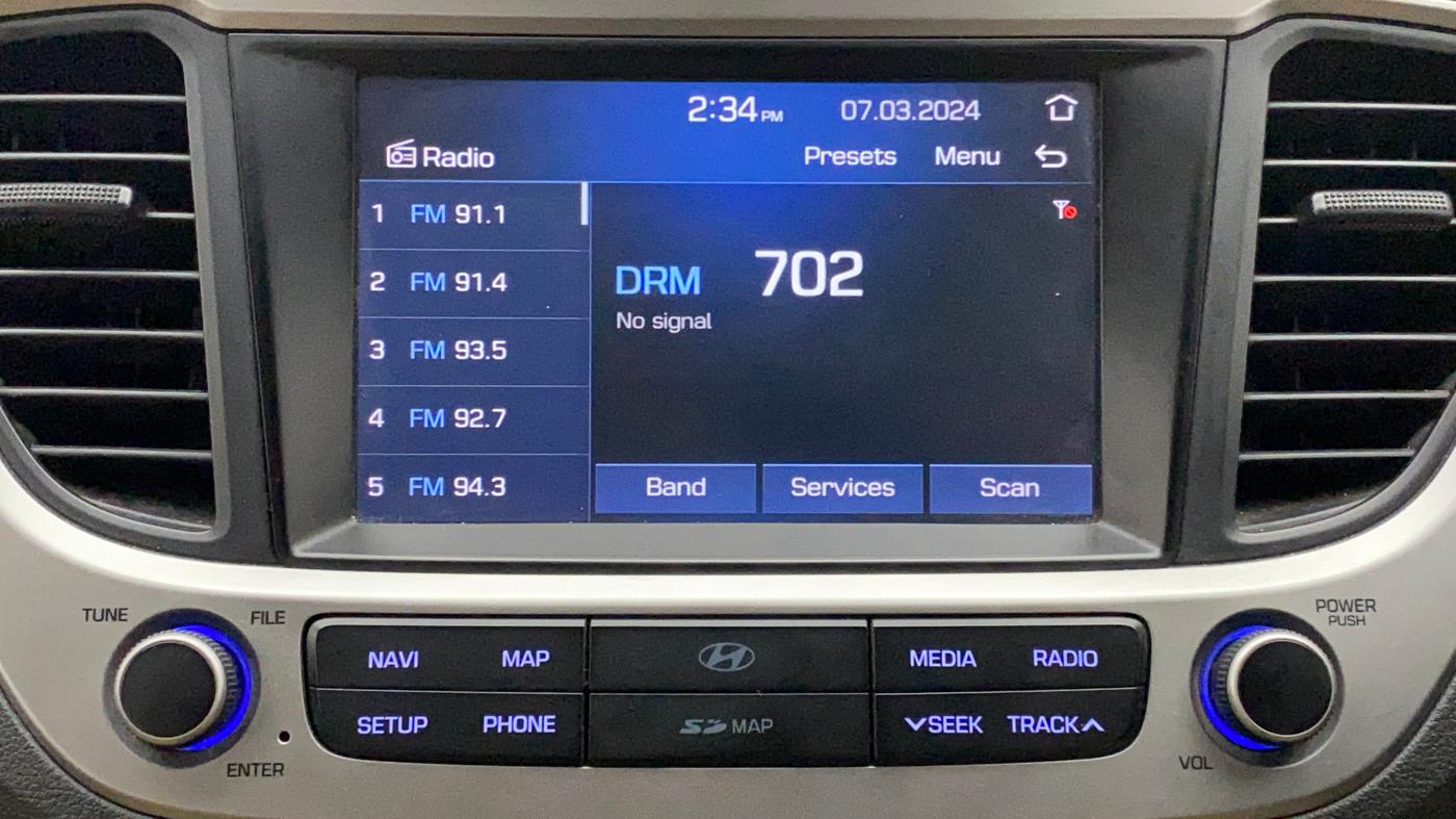 2018 Hyundai Verna 1.6 VTVT SX, Petrol, Manual, 56,396 km, Infotainment System